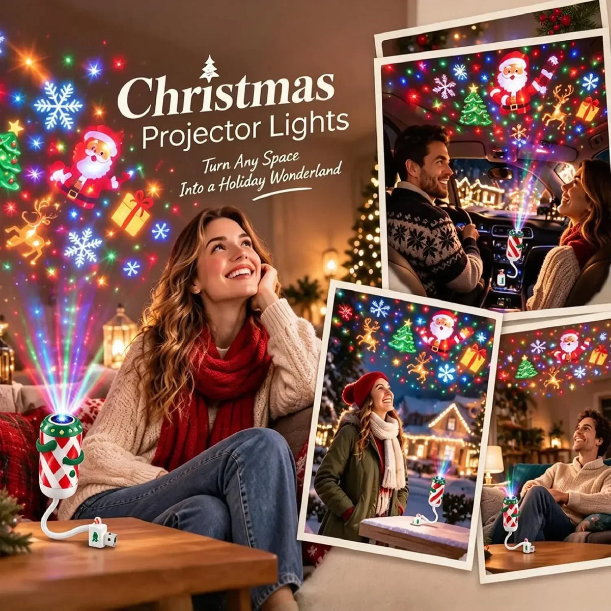 GlowMarry Christmas Tree Projector