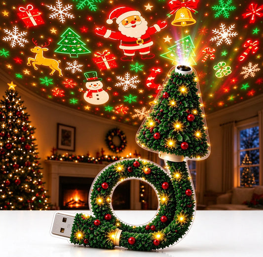 GlowMarry Christmas Tree Projector