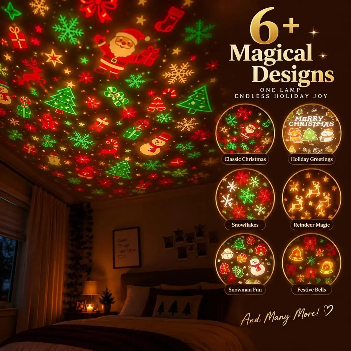 GlowMarry Christmas Tree Projector